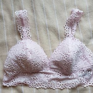 Aerie baby pink bralette